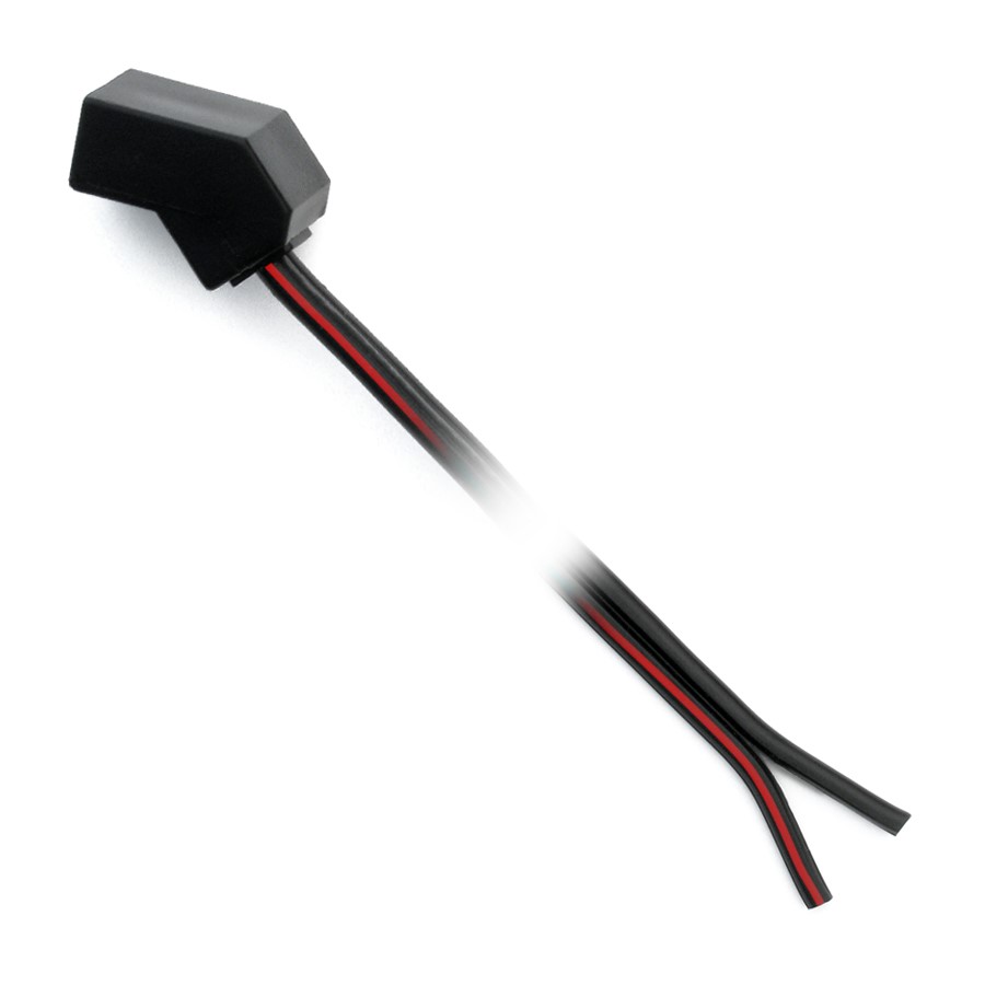 (HP75  "45°"ANGLE PLUG BLACK WIRE WITH RED TRACER "SPT1")